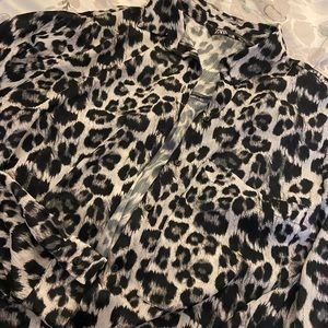 Oversized button down shirt